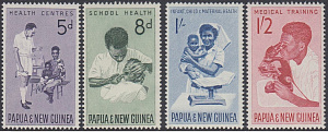 Папуа-Новая Гвинея, 1964, Здравоохранение, 4 марки